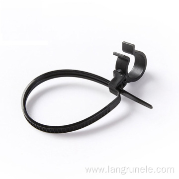 9818744 9818084 2-Piece Cable Tie With Pipe Clip